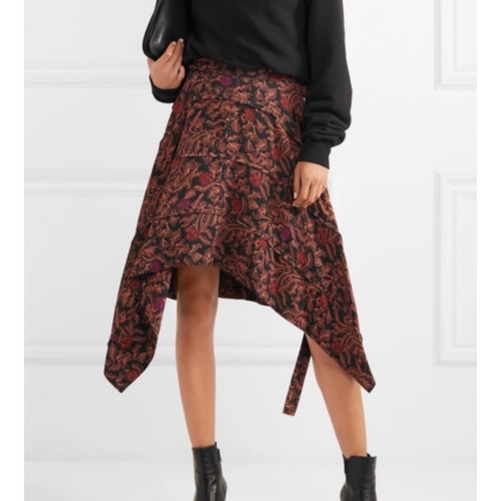 Proenza Schouler handkerchief-hem skirt, NWT - Picture 3 of 8